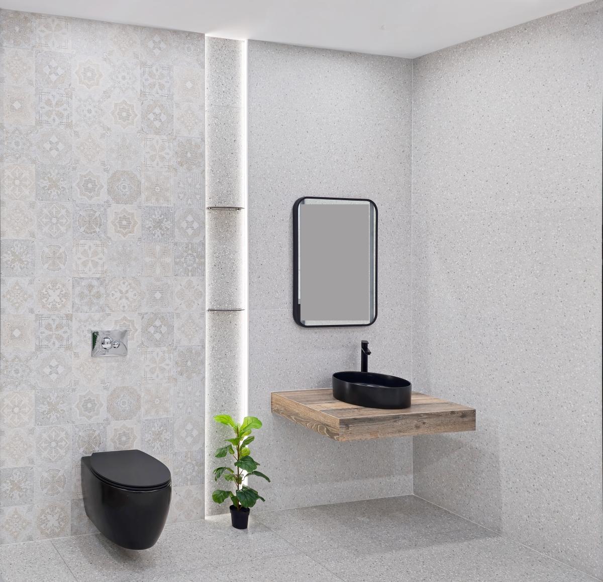porcelain tile (GOLDONI BIANCO - 60X120) - იდეალი