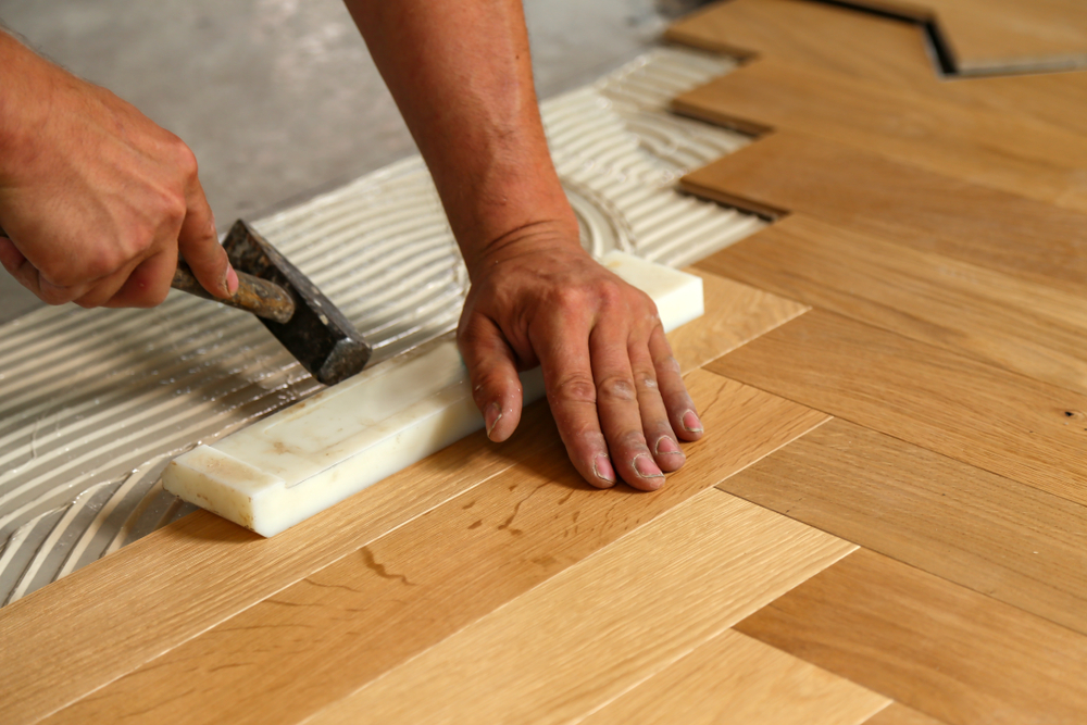 How was parquet floor created?